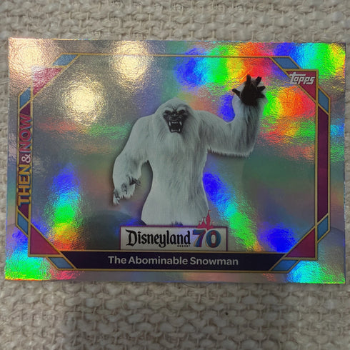ABOMINABLE SNOWMAN Then Rainbow Topps Disney 70th Anniversary Then And Now #41