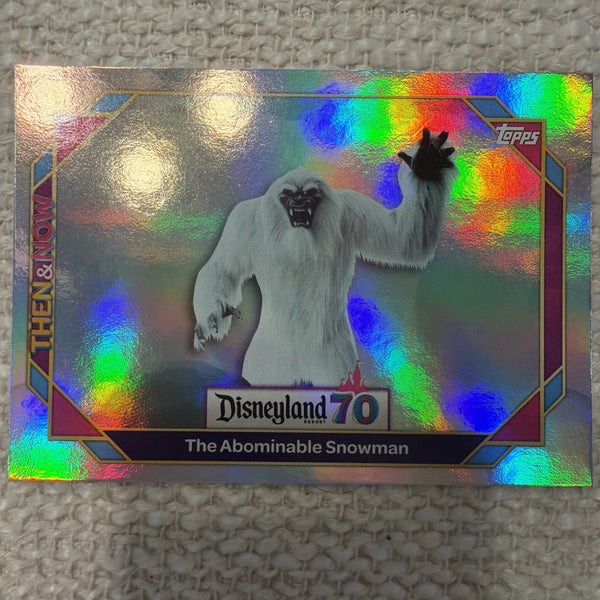 ABOMINABLE SNOWMAN Then Rainbow Topps Disney 70th Anniversary Then And Now #41