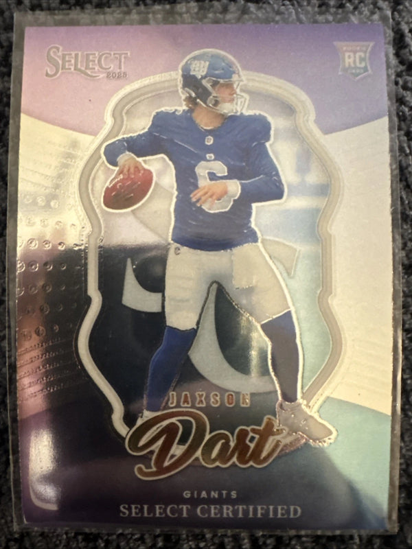 2025 Panini Select - Select Certified Rookies Jaxson Dart #17 (RC)