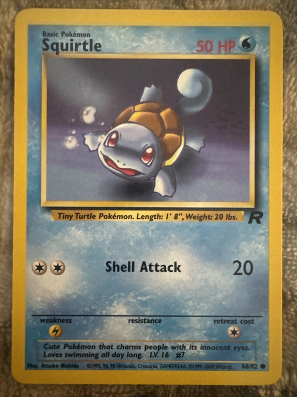 Squirtle 68/82 Team Rocket Regular