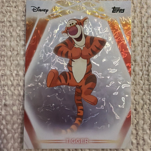 Tigger 2026 Topps Disney Neon #7 Snow Caps