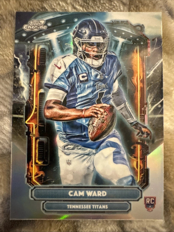 Topps Chrome Football 2025 Cosmic Cam Ward ET-1