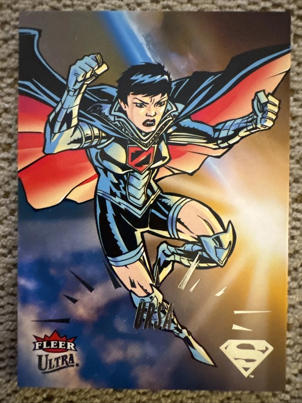 Fleer Ultra Superman 2005 Green Insert #96 Ursa Scott McDaniel