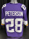 Adrian Peterson Minnesota Vikings Signed Autographed Custom Jersey JSA COA