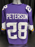 Adrian Peterson Minnesota Vikings Signed Autographed Custom Jersey JSA COA