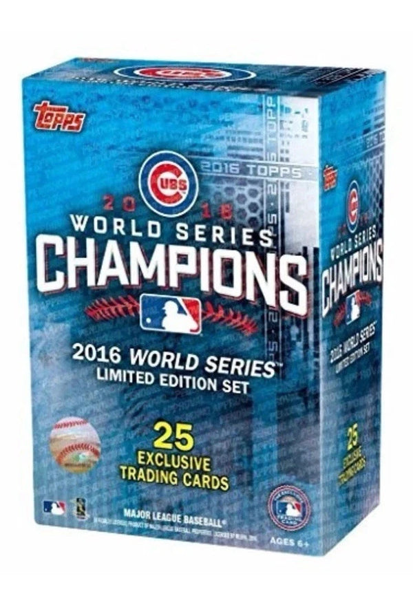 Topps 2016 World Series Champions Chicago Cubs Limited Edition Set of 25 Cards