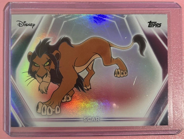 2026 Topps Disney Neon Scar Rainbow Foil #43 The Lion King