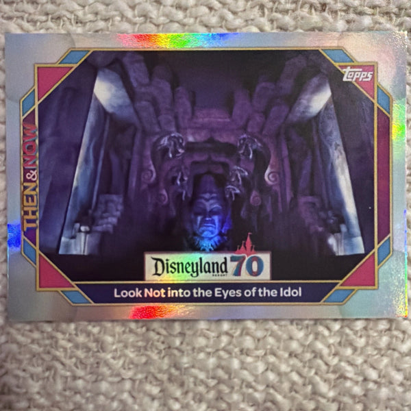 2025 Topps Disneyland 70th Look Not into the Eyes of the Idol #14 Rainbow Foil