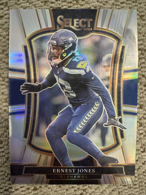 2025 Panini Select Prizm Premier Level Ernest Jones #113 Seahawks Football Card