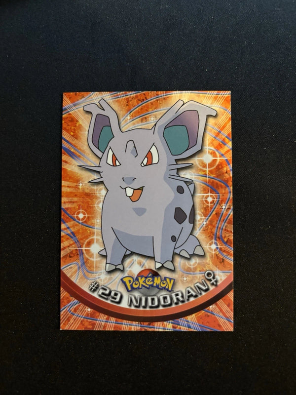 2000 Topps Chrome Pokemon #29 Nidoran TV Animation Edition