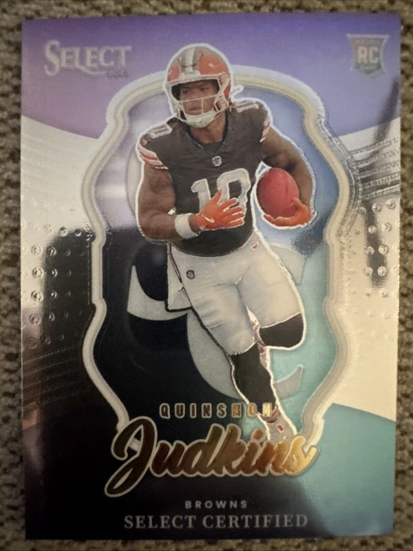 2025 Panini Select Quinshon Judkins Rookie Certified Select #20 Cleveland RC (Q)
