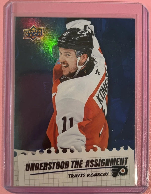 Upper Deck 2025-26 Understood the Assignment Travis Konecny #UA-23