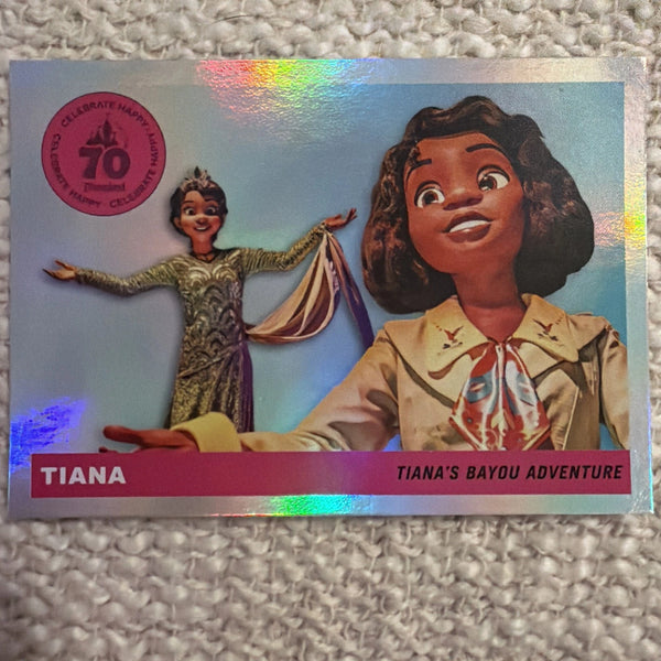 2025 Topps Disney 70th Tiana's Bayou Adventure Holofoil Trading Card T55-15