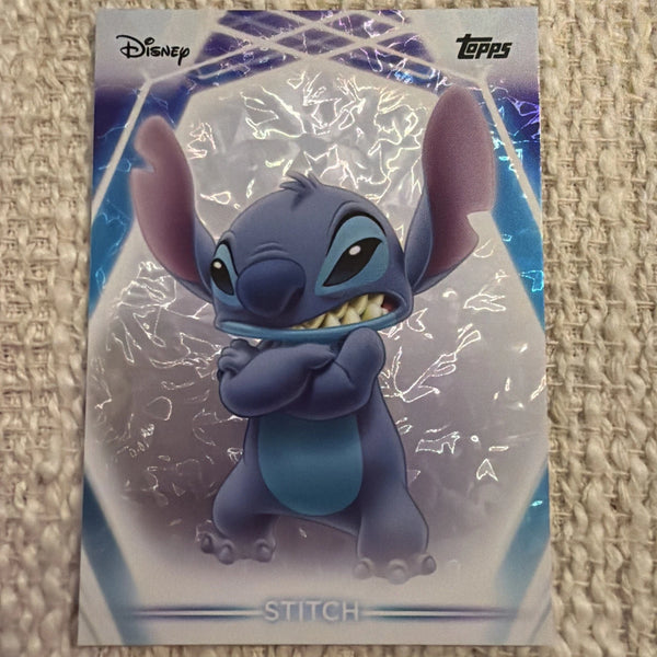 Topps 2023 Disney Chrome Stitch Refractor sno cap Trading Card #14