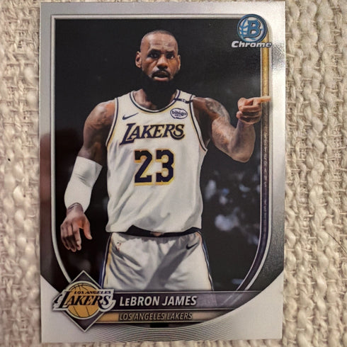 Topps Bowman Briefing LeBron James Lakers Basketball Card #BCV-121 2024-25