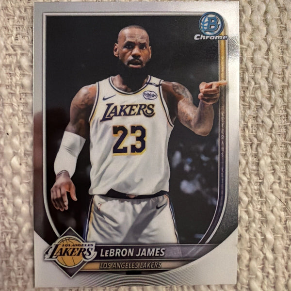 Topps Bowman Briefing LeBron James Lakers Basketball Card #BCV-121 2024-25
