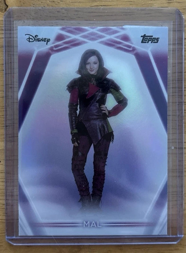 2026 Topps Disney Neon Rainbow Foil Mal #156