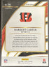 2025 Panini Select Barrett Carter Club Level Black & Green Shock Prizm Bengals