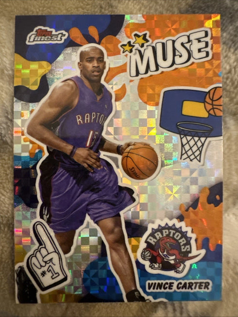 2025-26 Topps Finest - Muse Vince Carter #M-20 X-Fractor
