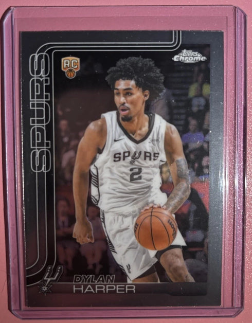 Dylan Harper Rookie Base Chrome San Antonio Spurs 2025-26 Chrome #252