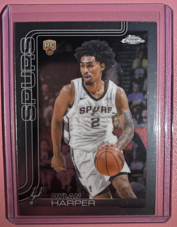 Dylan Harper Rookie Base Chrome San Antonio Spurs 2025-26 Chrome #252