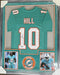 Miami Dolphins Tyreek Hill Signed Custom Framed Jersey Beckett Coa