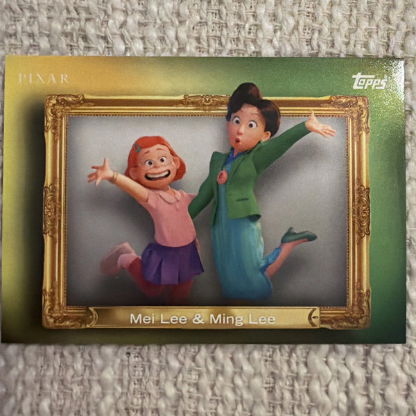 2026 Topps Disney Neon Family First Mei Lee & Ming Lee #FF-28