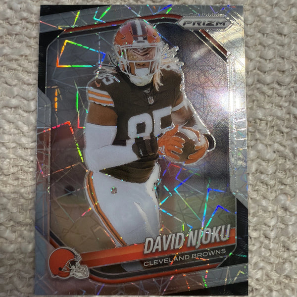 2025 Panini Prizm - David Njoku #155 Lazer Prizm