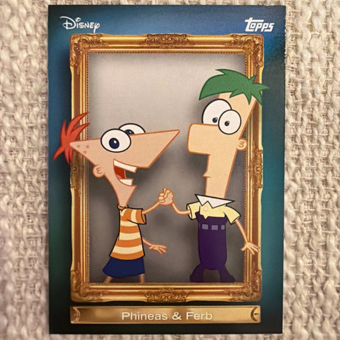 2026 Topps Disney Neon Phineas & Ferb Family First Insert #FF-30