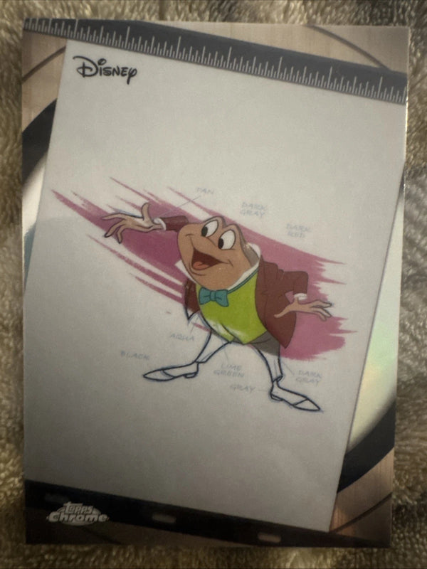 Topps 2026 Disney Chrome Ink and Paint Insert Mr. Toad Card I&P-7