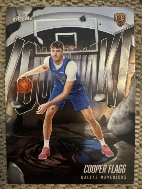 2025-26 Topps Chrome Cooper Flagg Rookie Insert Youthquake Dallas Mavericks