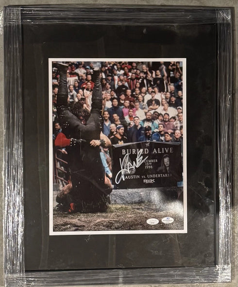 WWE Kane Signed Framed 8x10 Photo JSA COA