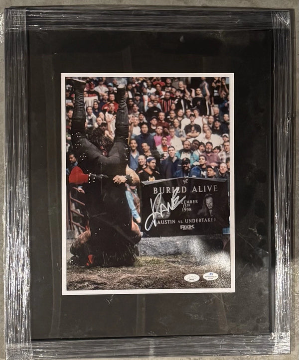 WWE Kane Signed Framed 8x10 Photo JSA COA