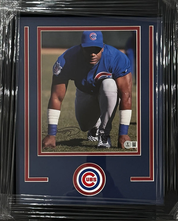 Chicago Baseball Sammy Sosa Signed 8x10 Framed Photo Beckett COA