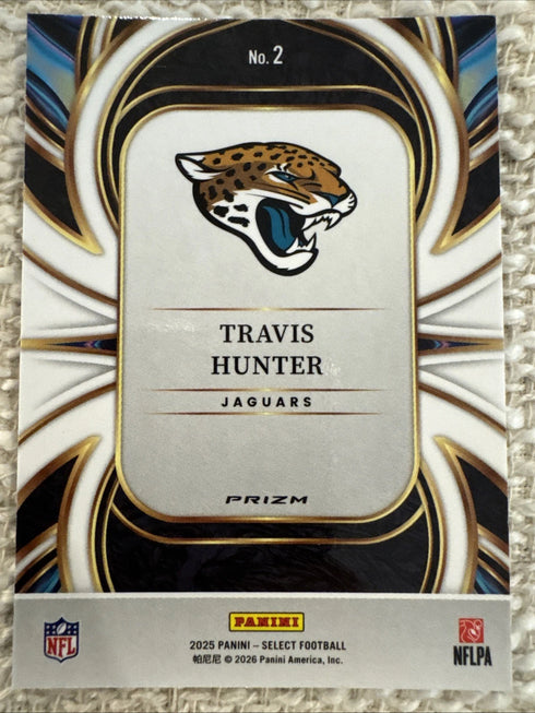 2025 Panini Select ON TARGET Travis Hunter Silver Prizm Rookie Card #2