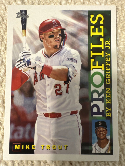 Topps 2026 Series 1 Profiles Mike Trout #TP-2 Baseball Trading Card