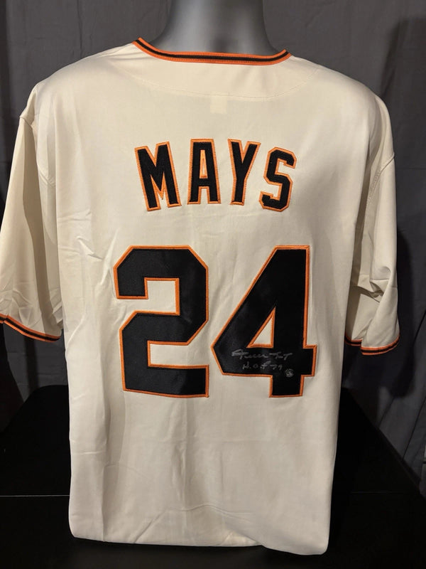 San Francisco Giants Willie Mays Signed Jersey Say Hey Player Holo Coa