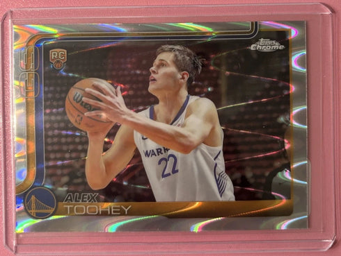 Alex Toohey Rookie Card RayWave Refractor 2025-26 Topps Chrome #298