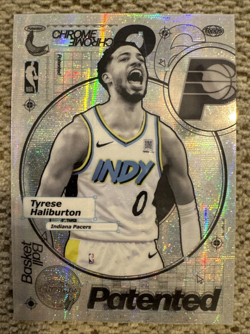 2025-26 Topps Chrome Tyrese Haliburton Patented #PD-1 SSP Case Hit Pacers
