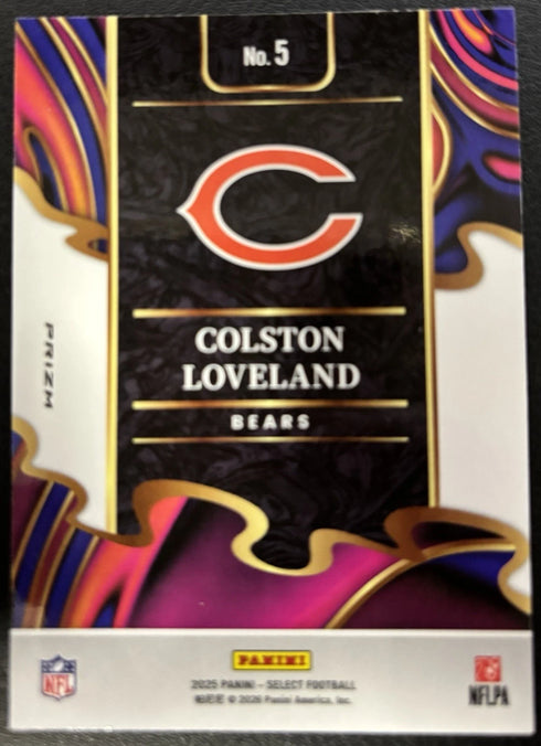 2025 Panini Select Colton Loveland Phenomenon Silver Bears