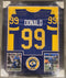 Los Angeles Rams Aaron Donald Signed Framed Jersey Beckett COA