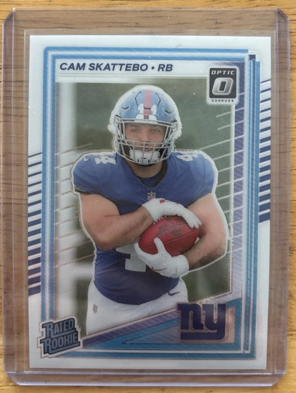 2025 Donruss Optic CAM SKATTEBO RC #228 Rated Rookie Base New York Giants