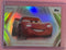 Lightning McQueen 2026 Topps Disney Neon Rainbow Foilboard Card-#95 Movie Cars