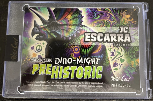 2026 Wild Card Dino-might Jc Escarra Prehistoric /10 Yankees