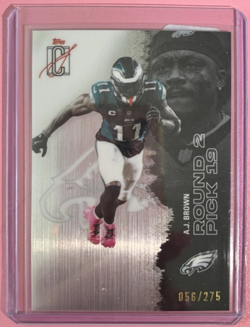2025 Topps Signature Class A.J. Brown Chrome Parallel #93 Eagles