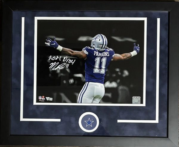 Dallas Cowboys Micah Parsons Signed Framed Inscr 11x14 Photo Fanatics