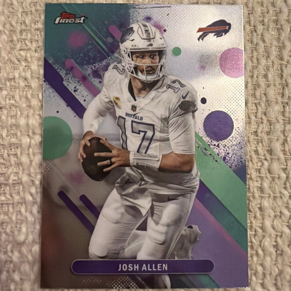 Topps Finest Josh Allen Buffalo Bills 2025 NFL #48 Base Set Common