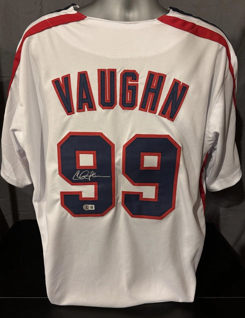 Charlie Sheen Signed Jersey Major League Ricky Vaughn Autographed BAS Wild Thing