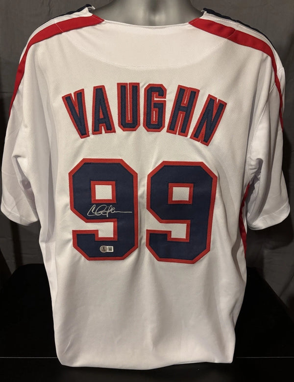 Charlie Sheen Signed Jersey Major League Ricky Vaughn Autographed BAS Wild Thing