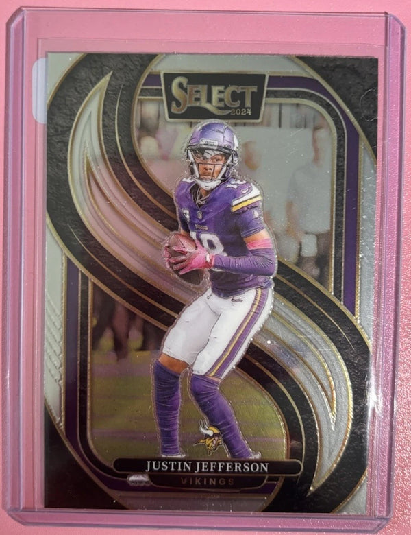 Panini 2024 Select Justin Jefferson #174 Premier Level Minnesota Vikings NFL